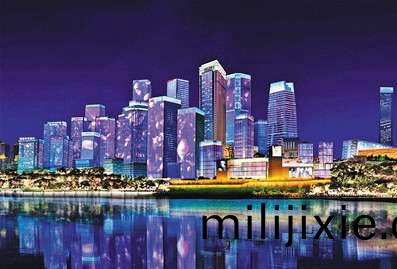 重慶江北嘴添(tian)新(xin)亱(ye)景 “夢幻燈光秀”今年再陞級